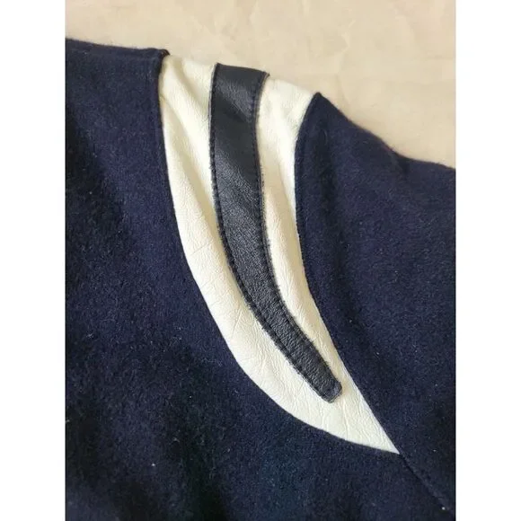 Vintage Abington Heights Cheerleader Varsity Jacket Capt Erin 60s 70s 80s Size L